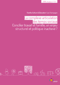 Cover publication La complexe articulation des temps sociaux