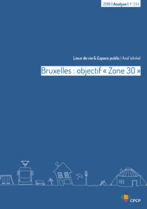 Cover publication Bruxelles: objectif "Zone 30"