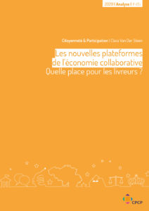 cover publication Les noubelles plateformes de l'economie collaborative