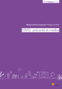 cover publication COVID, précarité et médias
