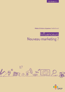 cover publication Influenceurs, nouveau marketing ?
