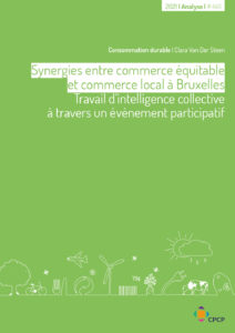 cover publication Synergie commerce équitable et local à Bruxelles