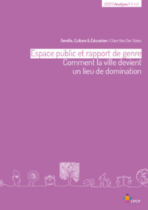 cover publication Espace punlic et rapport de genre