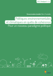 cover publication politiques environnementales et climatiques