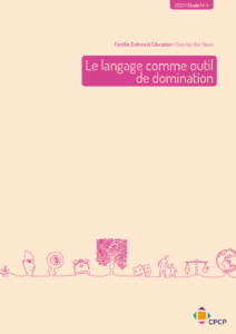 cover publication étude le langage outil de domination