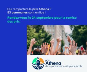 Prix Athena - Cérémonie des remises de prix le 24 septembre à Bruxelles