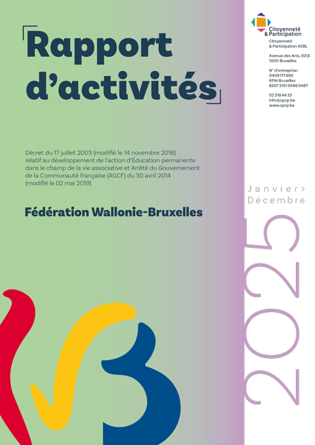 Couverture rapport d'activités 2025